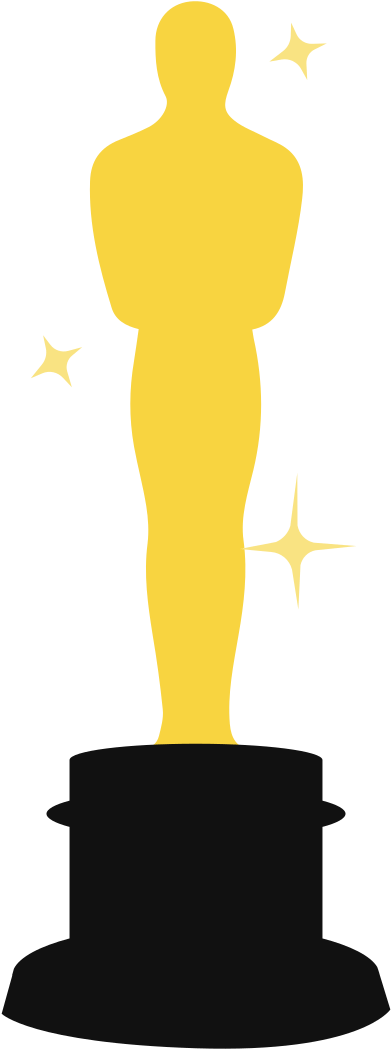 Download Oscar Trophy Template Clipart (#571503) - PinClipart