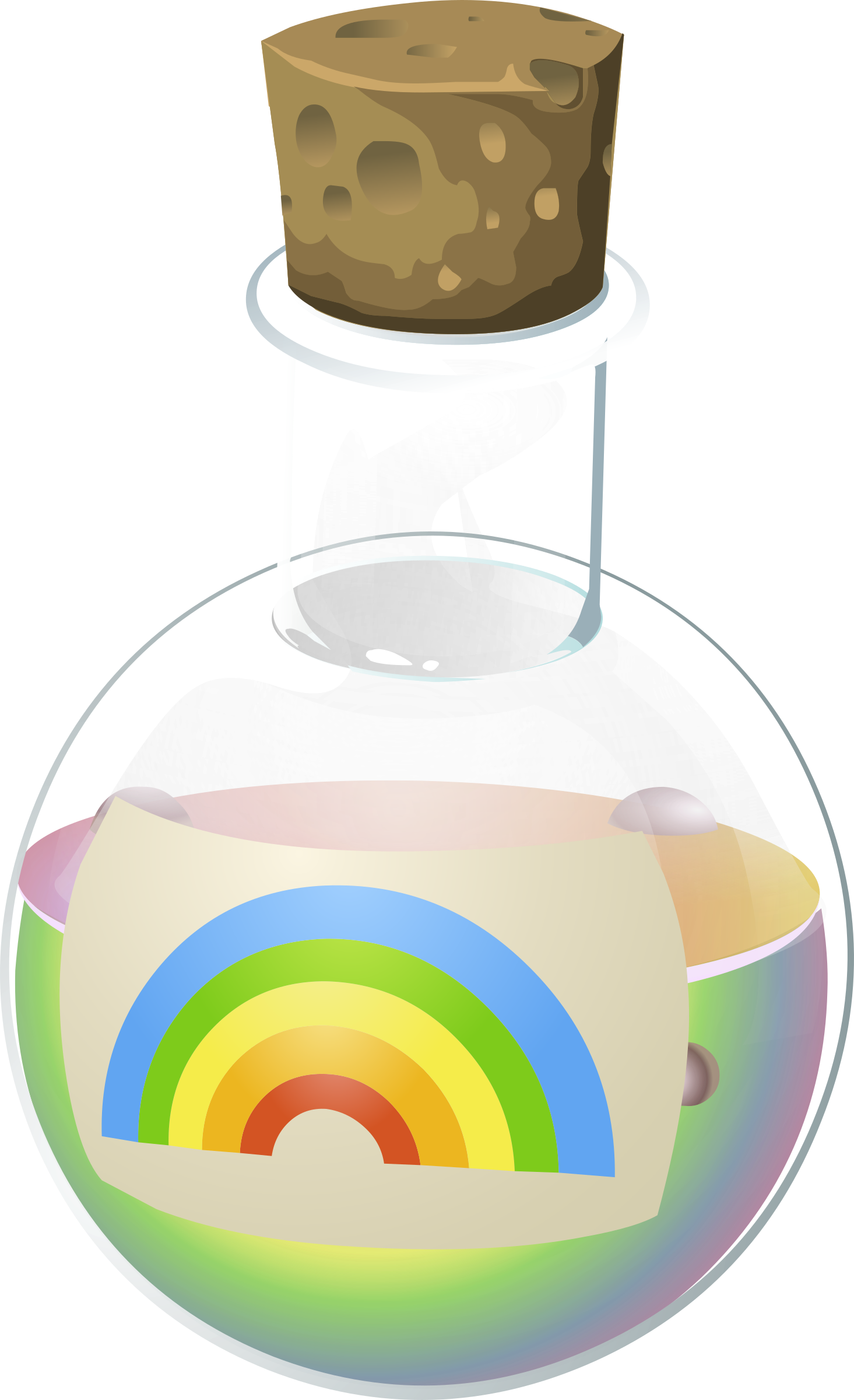 Alchemy Potion Rainbow Juice By @glitch, This Glitch - Potions Clip Art Png Transparent Png (1465x2400), Png Download