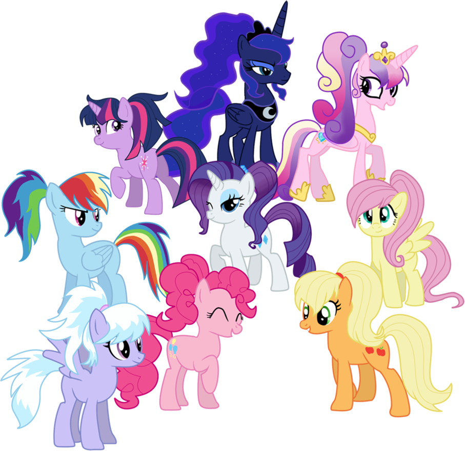 Pinkie Pie Rainbow Dash Twilight Sparkle Rarity Applejack - Pinkie Pie Ponytail Clipart (907x880), Png Download