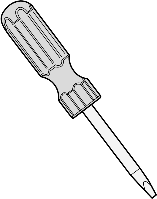 Screwdriver Clipart Transparent - Png Download (744x800), Png Download