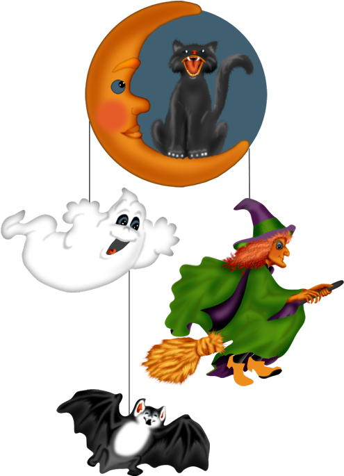 Http - //liledekahlan - Eklablog - Com/tubes Noel Bonhommes - Halloween Clipart (510x722), Png Download