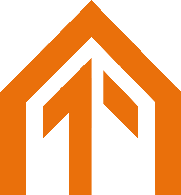 Real Estate Company Logo Orange Clipart (862x871), Png Download