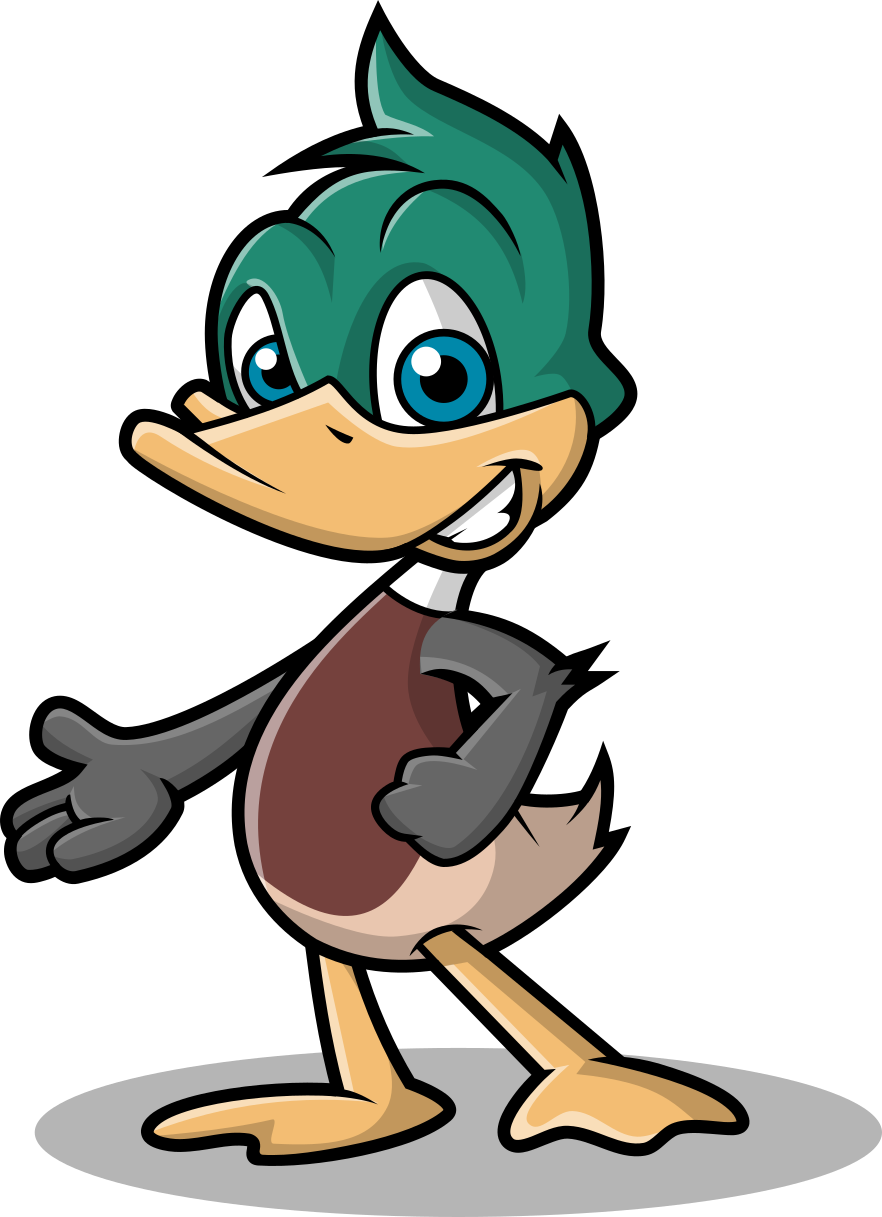 Duckworth Body - Cartoon Clipart (882x1217), Png Download