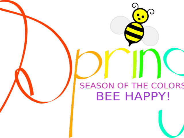 Spring Clipart Day - Custom Cartoon Bee Pillow Case - Png Download (640x480), Png Download