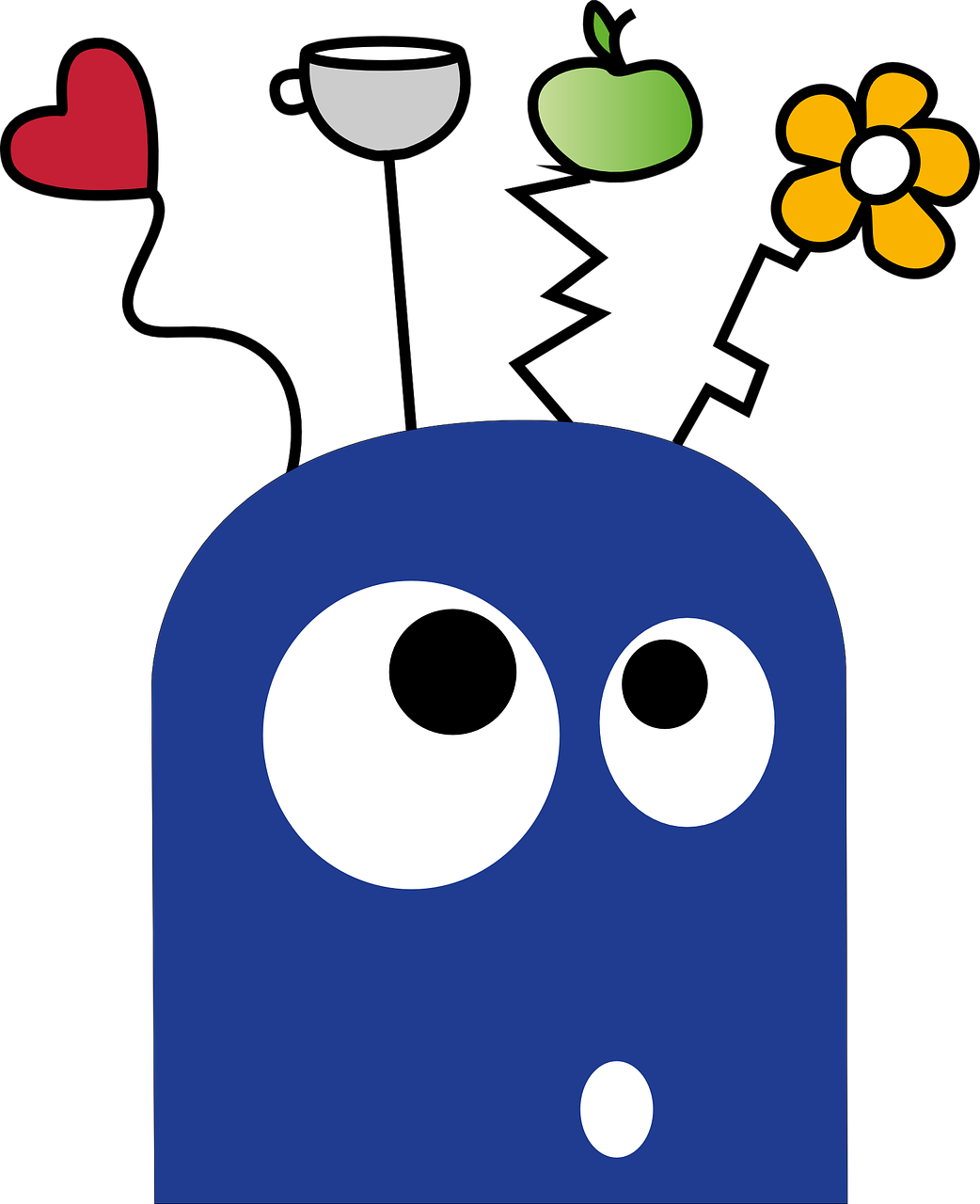 Wacky Hair Day - Short Happy Birthday Wishe Clipart (521x640), Png Download