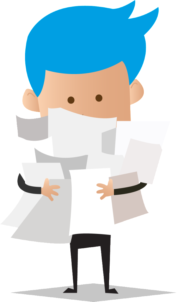 Questions You Should Ask About Document - Cartoon Clipart (604x1024), Png Download