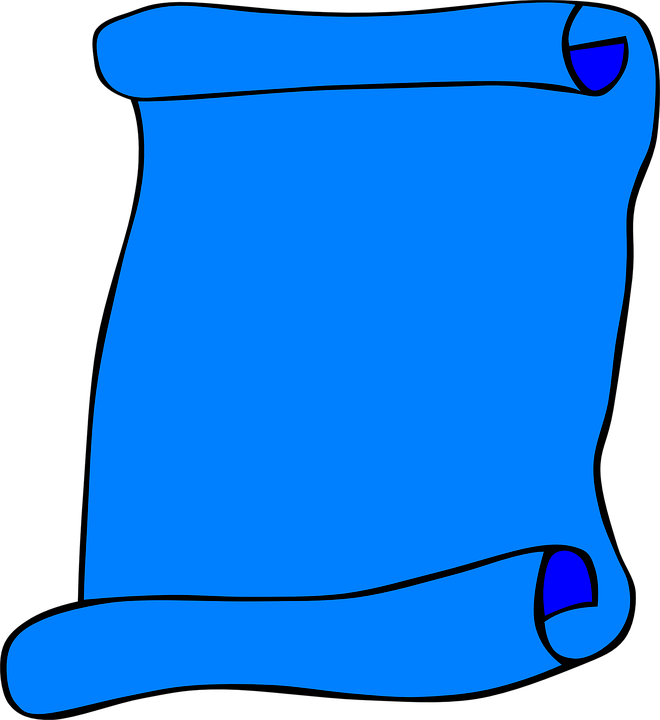 Blue Paper Clipart - Png Download (660x720), Png Download