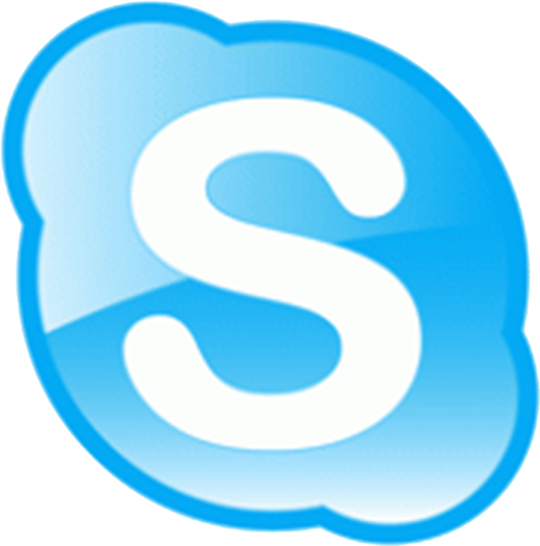 Skype Png Images Free Download - Logo Skype Vector Png Clipart (1578x1600), Png Download