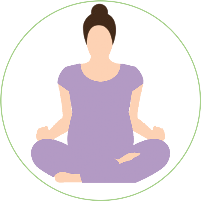 Our Pilates Classes - Sitting Clipart (689x692), Png Download