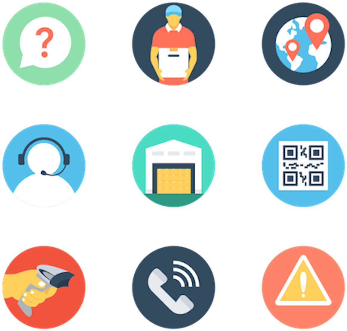 Read Rodent Update Them T At This J - Logistic Icon Vector Png Clipart (600x564), Png Download