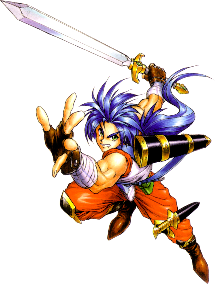 Bowiethehero On Twitter - Ryu Breath Of Fire Ii Clipart (708x934), Png Download