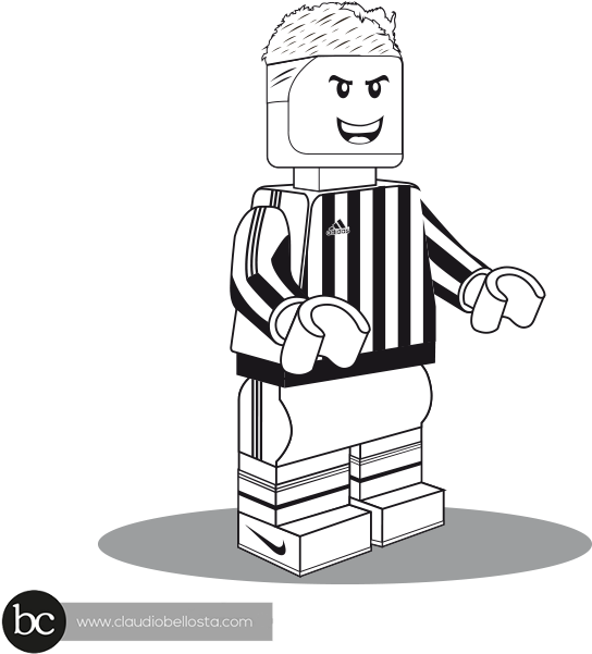 Lego Paul Pogba - Lego Pogba Clipart (670x670), Png Download