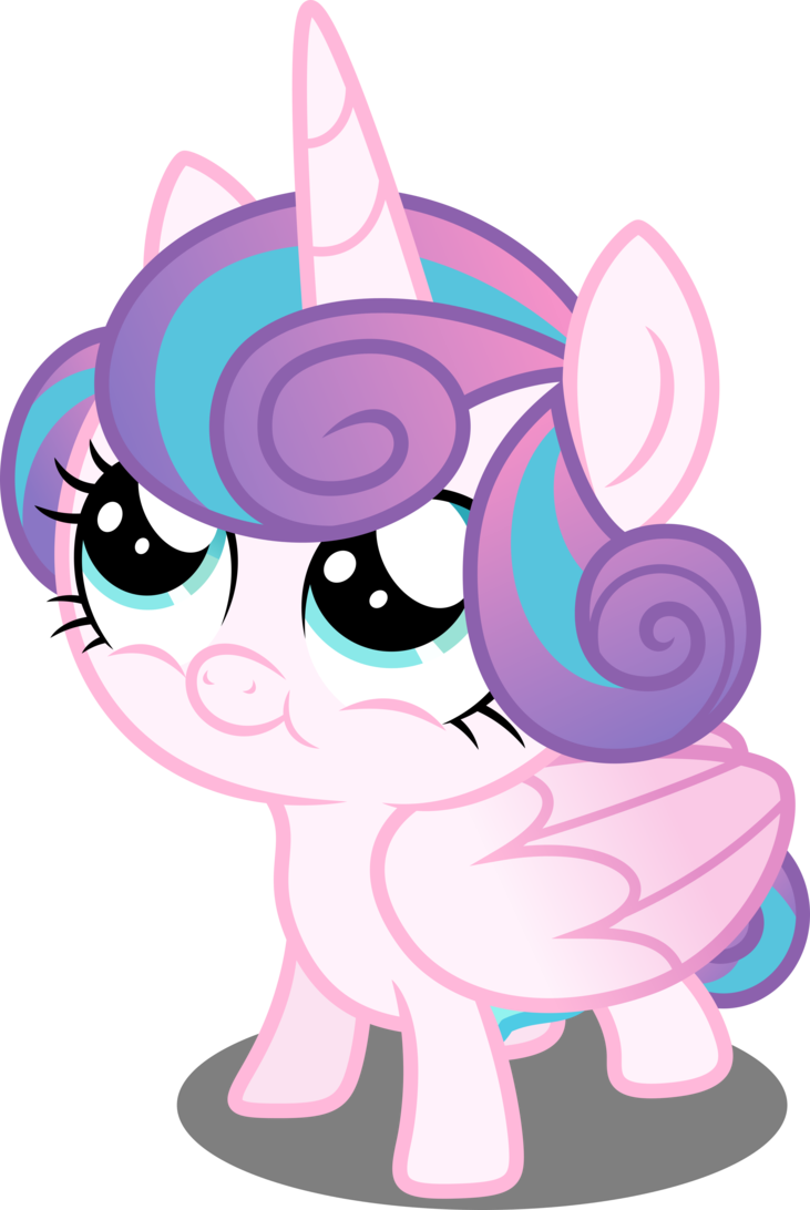 Pusheen Vector Princess - Flurry Heart Season 7 Clipart (731x1092), Png Download