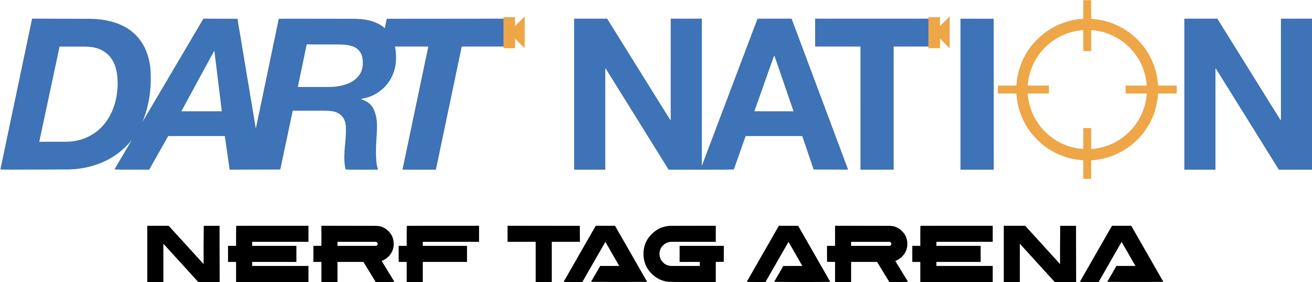 Dart Nation Nerf Tag Arena Clipart (5704x1324), Png Download