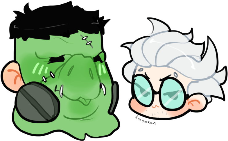 Gruesome Twosome By Fingurken - Comics Clipart (881x574), Png Download