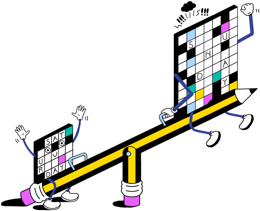 Mondays Have The Most Straightforward Clues And Saturday - The New York Times Crossword Puzzle Clipart (1024x683), Png Download