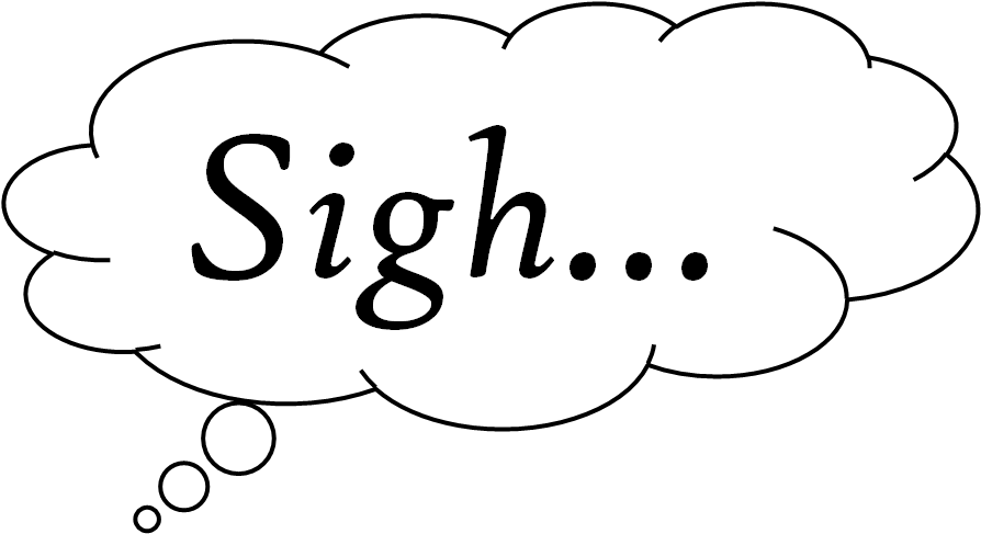 Heavy - Sigh Word Clipart (894x487), Png Download