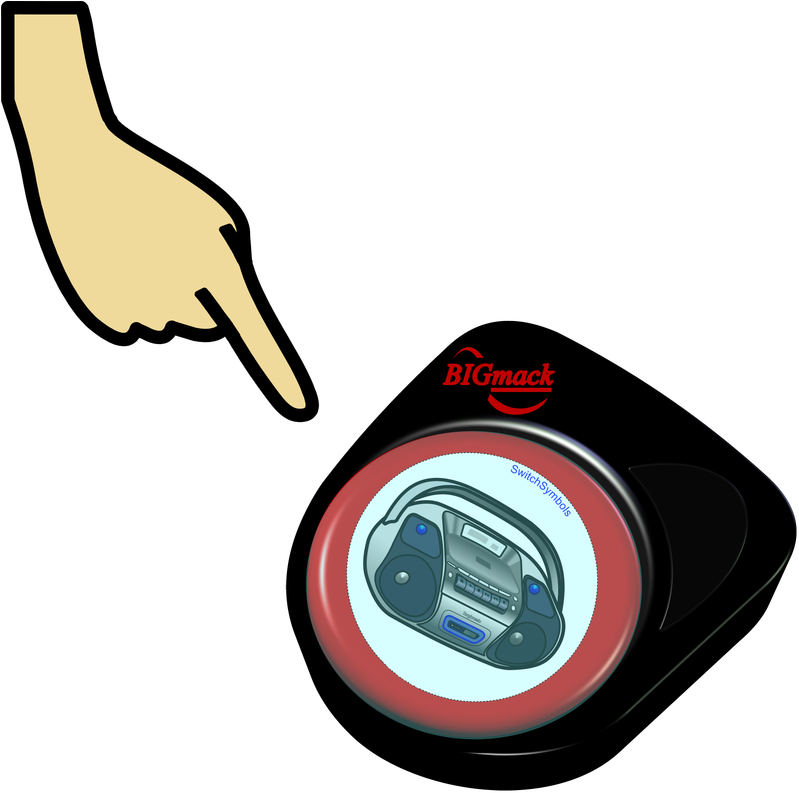 Any Verbal Prompt Should Focus On The Pole And Not - Bigmack Aac Clipart (802x800), Png Download