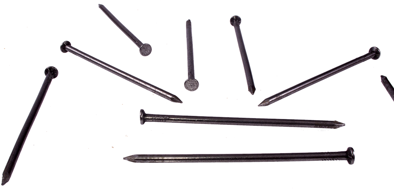 Nails Wire Pins S - Çivi Png Clipart (1280x638), Png Download