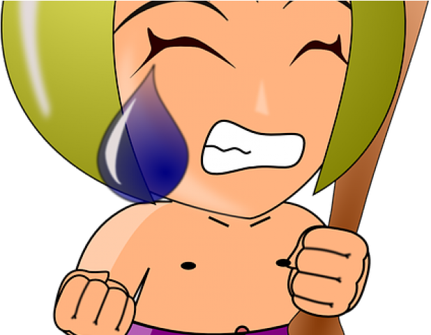 Crying Clipart Hurt Girl - Clip Art - Png Download (640x480), Png Download