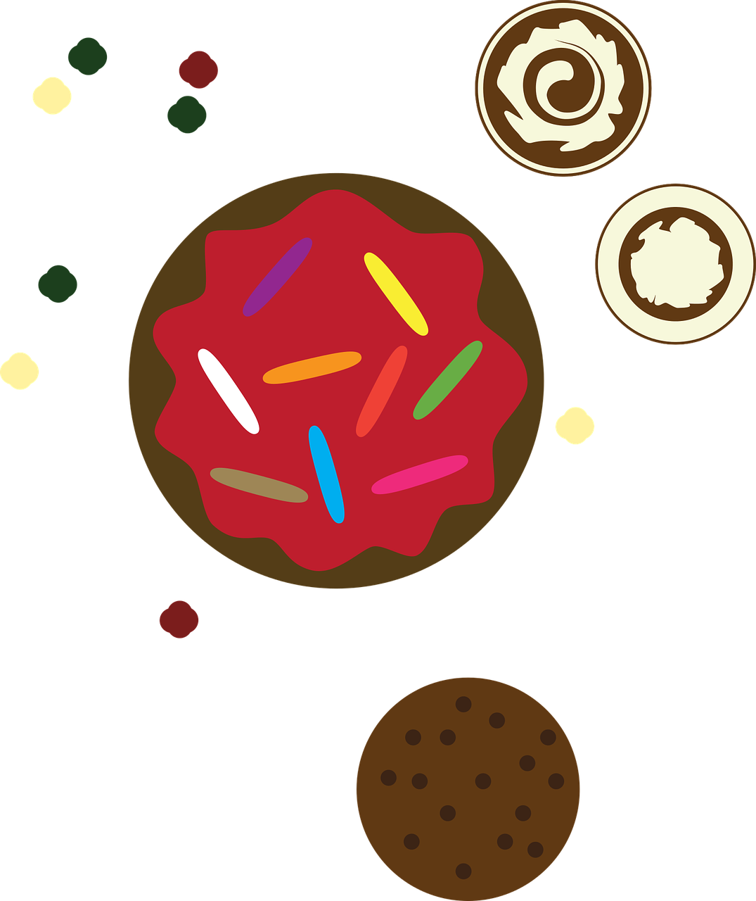 Jelly Clipart Sprinkle - Candy - Png Download (604x720), Png Download