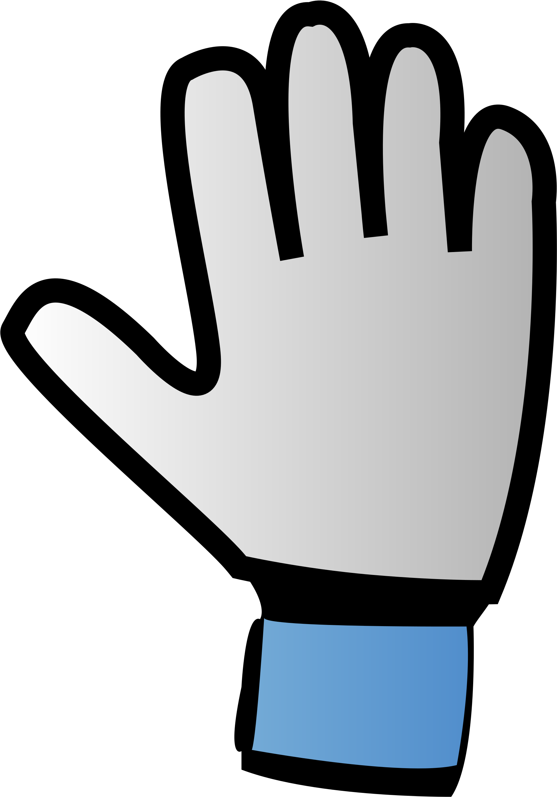 Clipart Royalty Free Stock Goalkeeper Glove Icon Svg - Png Download (2000x2765), Png Download