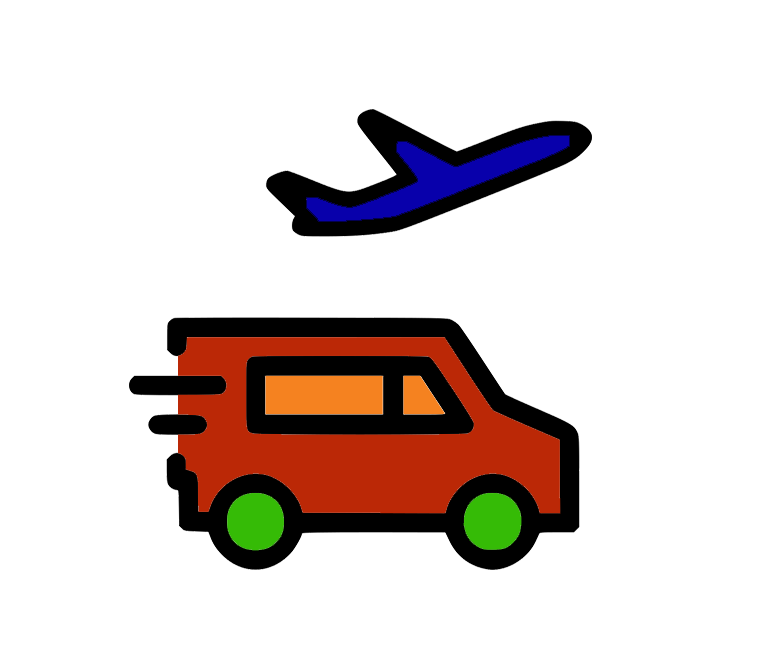 Airport Pick Up & Drop Off - Airport Clipart (791x696), Png Download