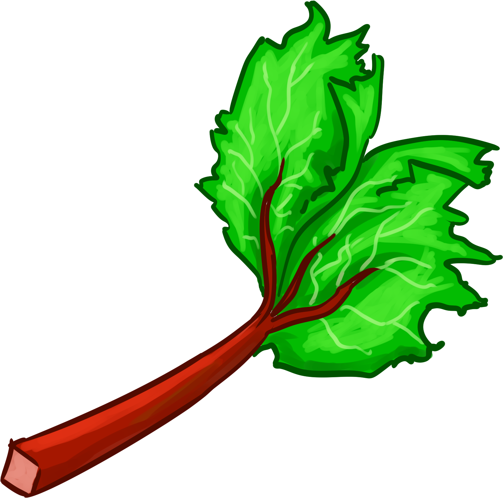 Rhubarb - Transparent Rhubarb Clipart Png (1884x1748), Png Download