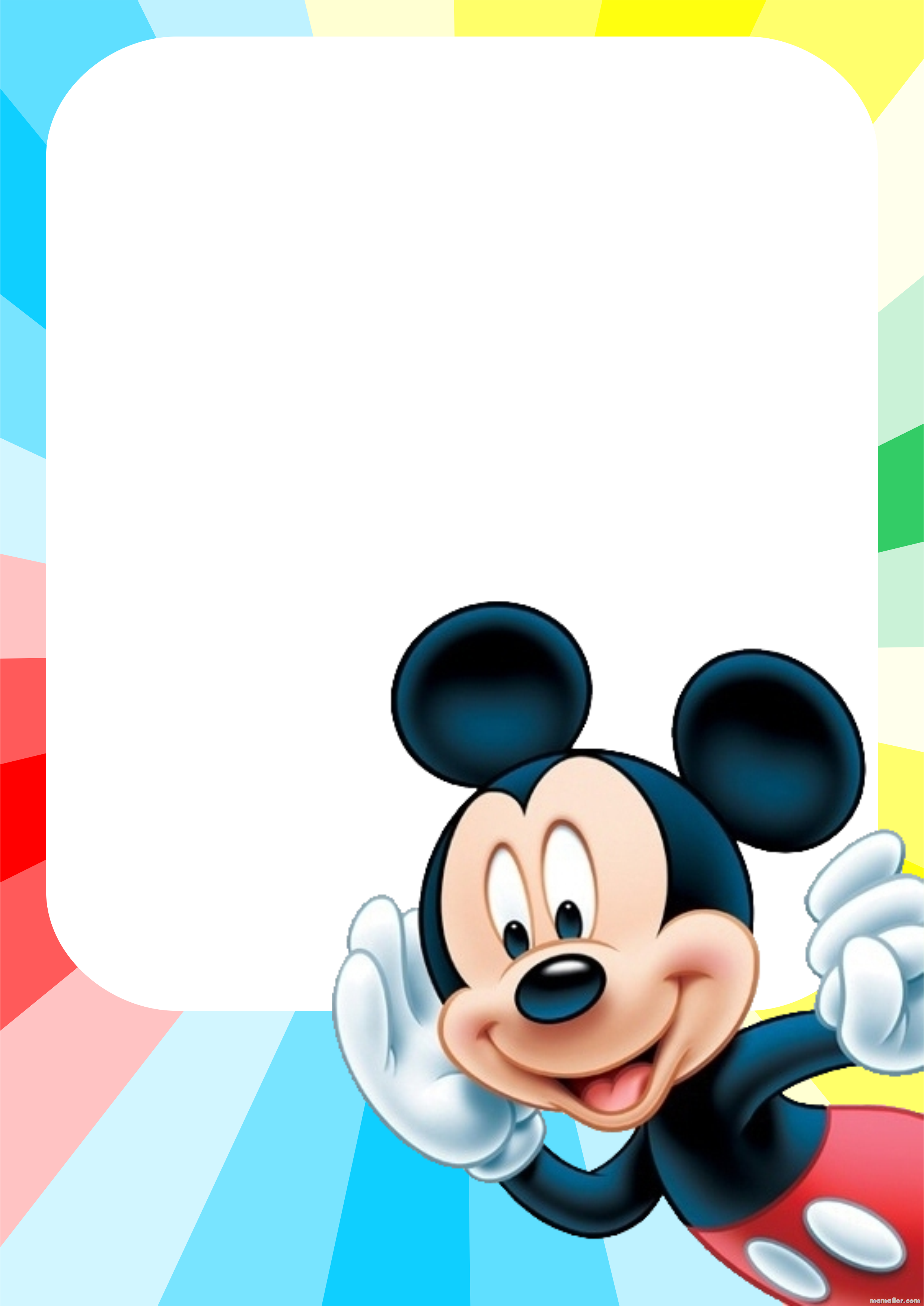 Pin By Mary Highfill On Disney - Mickey Mouse Peeking Clipart - Png Download (2482x3508), Png Download
