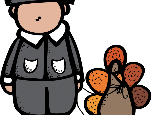 Pilgrim Clipart Melonheadz - Thanksgiving Clip Art Melonheadz - Png Download (640x480), Png Download