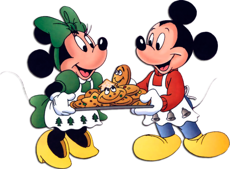 Mickey Mouse Eating Food Clipart (800x591), Png Download