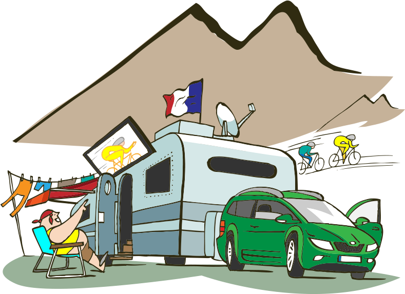Caravans-edited - Download Clipart (800x800), Png Download