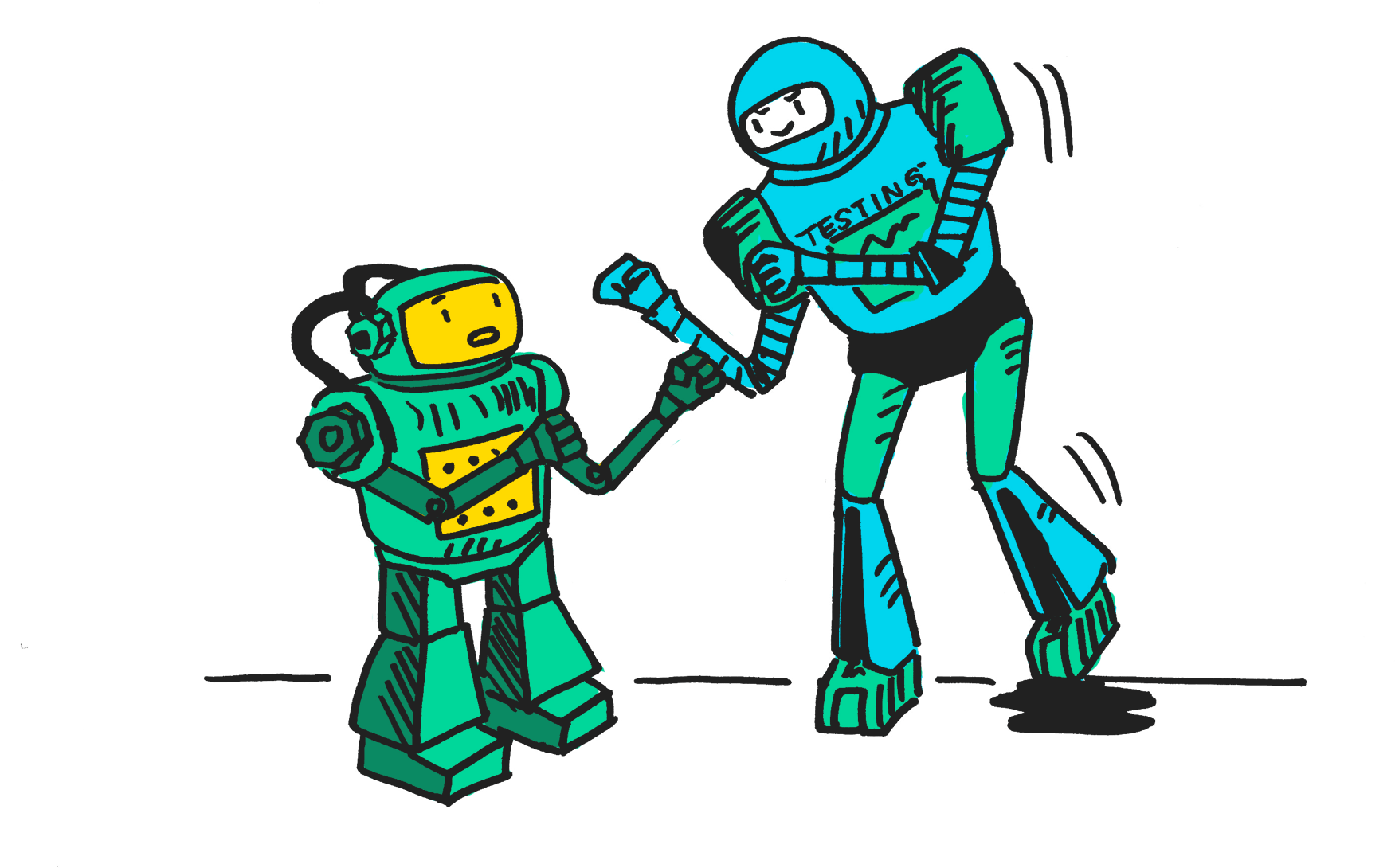 Mention Selenium To Anyone In A Software Development - Cartoon Clipart (1840x1200), Png Download