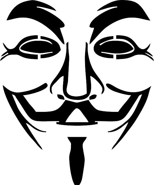 Lambdas Are Anonymous - Guy Fawkes Mask Clipart (534x640), Png Download