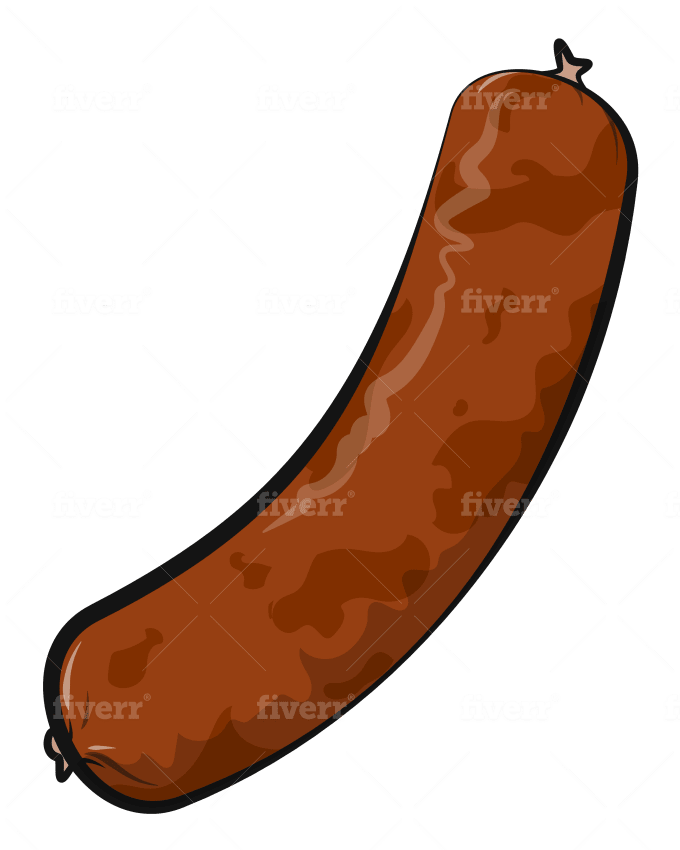 Cervelat Clipart (680x850), Png Download