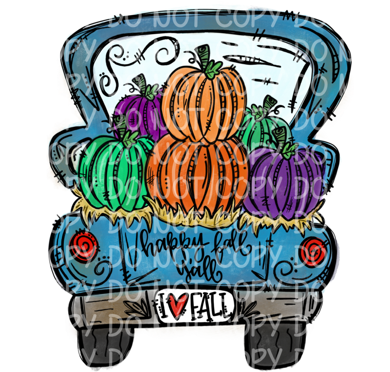 Pumpkin Truck Clipart - Png Download (800x800), Png Download