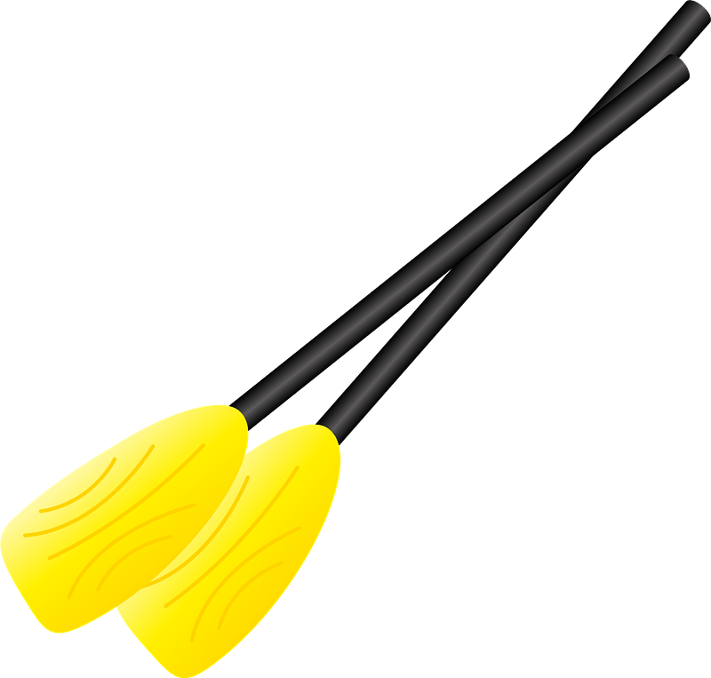 Oar Paddle Clipart - Boat - Png Download (800x763), Png Download