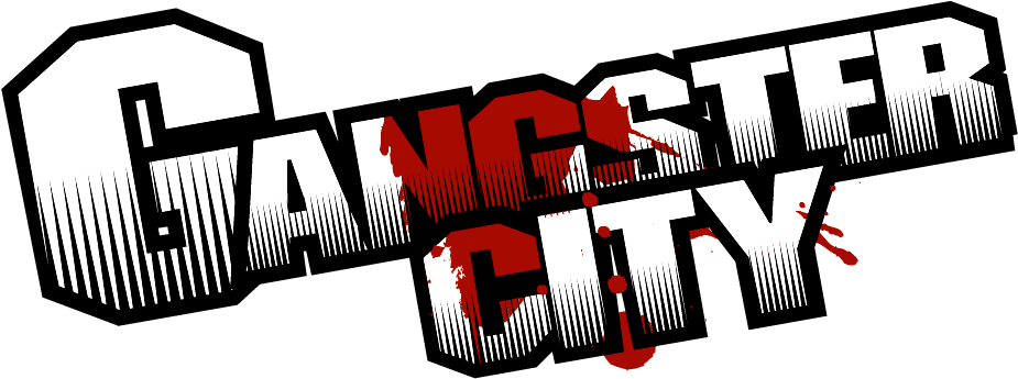 Mark Bendon - Gangster City Text Png Clipart (1000x700), Png Download