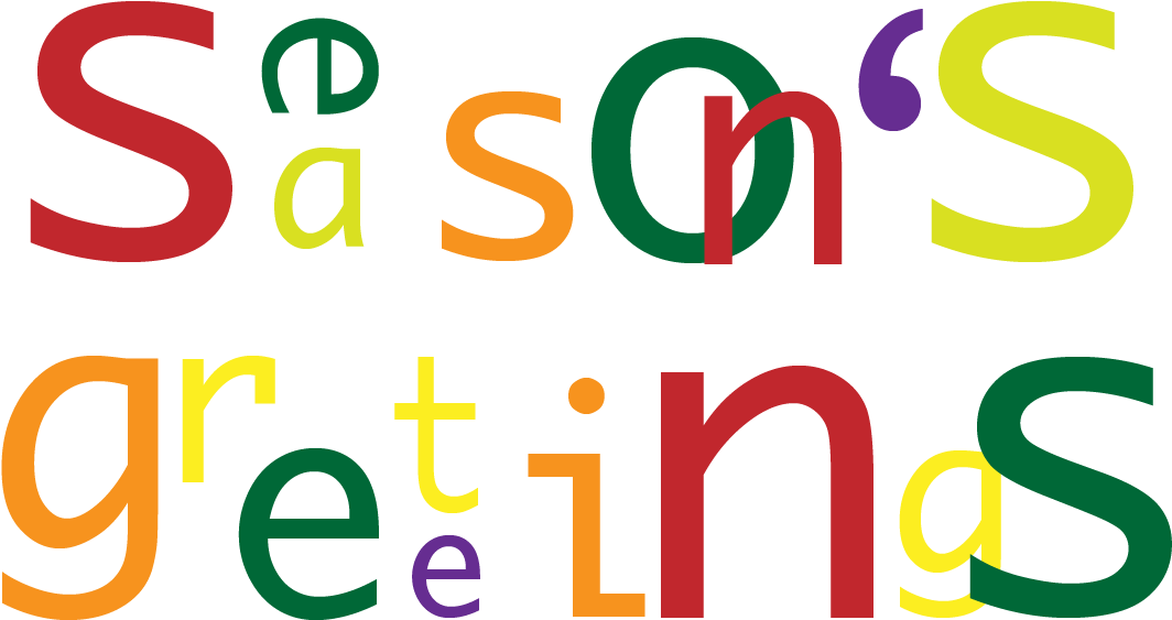 Transparent Season Greetings Clipart - Graphic Design - Png Download (1064x563), Png Download