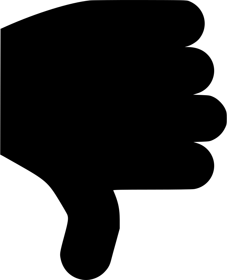 Down Bad Reputation Negative - Bad Icon Transparent Background Clipart (794x980), Png Download