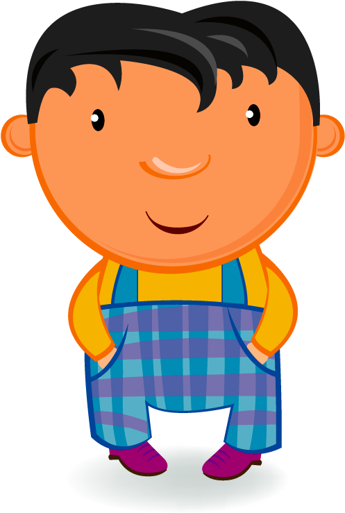 Transparent Boy Brush Teeth Clipart - Kids Vector - Png Download (497x739), Png Download