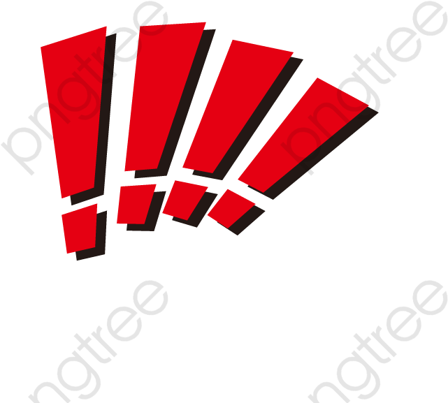 Transparent Exclamation Mark Vector Material Png Format - Red Exclamation Mark Png Clipart (778x651), Png Download