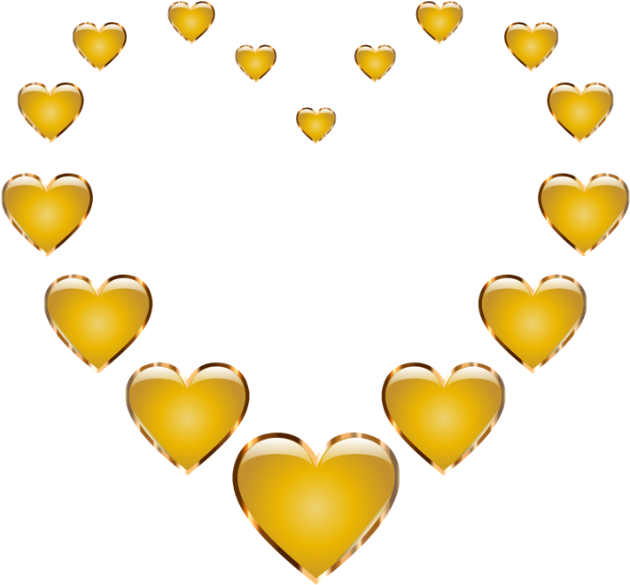 #hearts #heart #love #lovely #marriage #valentinesday - Heart Clipart (771x700), Png Download
