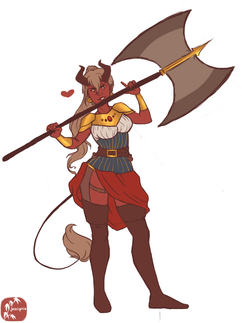 Minotaur Weapon Legendary Creature Drawing Dungeons - D&d 5e Female Minotaur Clipart (1024x1384), Png Download