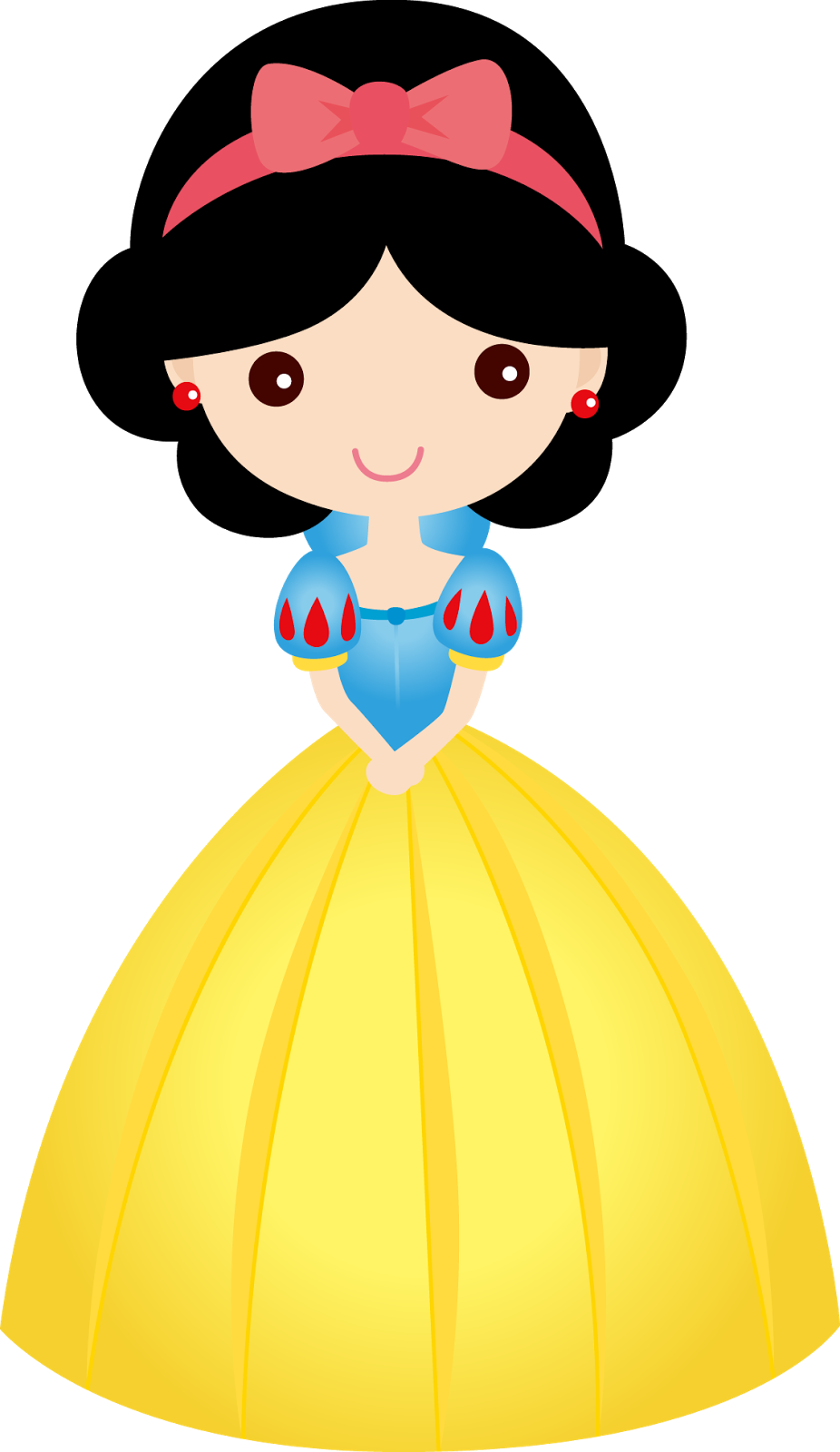 Disney Princes Babies Clip Art - Disney's Snow White Clip Art - Png Download (926x1600), Png Download