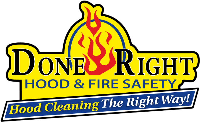 Done Right Hood & Fire Safety Logo - Done Right Hood And Fire Safety Clipart (710x498), Png Download