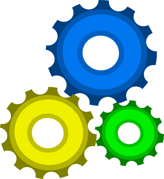 Clipart Gears - Png Download (546x595), Png Download