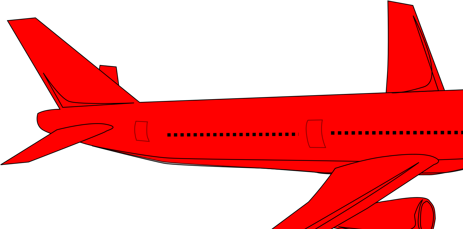 Black And White Plane Clipart (1600x1600), Png Download