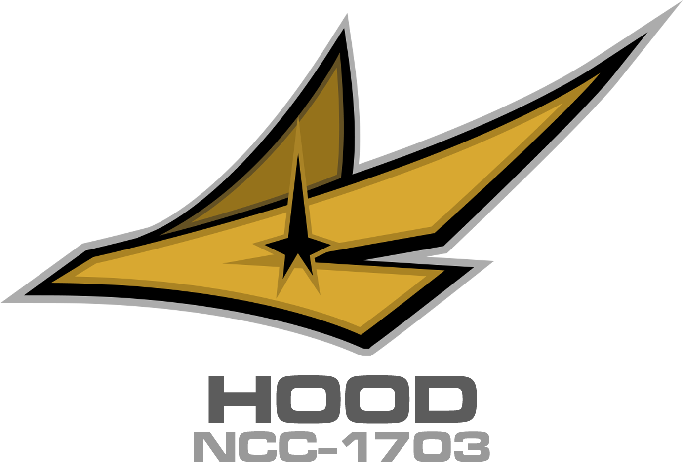 Transparent Star Trek Ship Clipart - Emblem - Png Download (1383x937), Png Download
