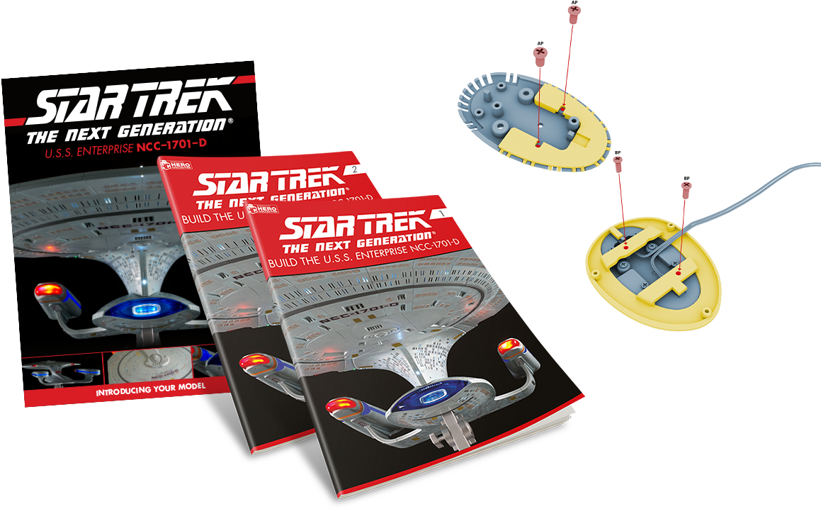Transparent Star Trek Enterprise Clipart - Star Trek The Next Generation - Png Download (1159x718), Png Download